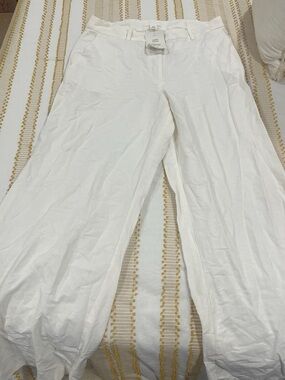 H&M Off-White Trousers